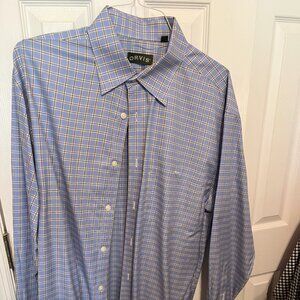 Orvis L/S Dress Shirt Hidden Button Down Collar